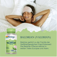 Produktbild von Solaray Baldrian 470 mg Kapseln vegetarisch 100 Stück