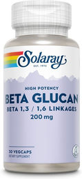 Solaray Beta Glucan 200 mg Kapseln vegan zuckerfrei pflanzlicher Ursprung 100 Stück – Bild 1 von 2