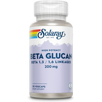 Produktbild von Solaray Beta Glucan 200 mg Kapseln vegan zuckerfrei pflanzlicher Ursprung 100 Stück