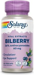 Solaray Blaubeere Heidelbeere Extrakt Kapseln vegan ohne Zusatzstoffe 60 Stück – Bild 1 von 3