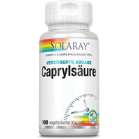 Produktbild von Solaray Caprylsäure mit MCT-Öl Kapseln vegan 100 Stück