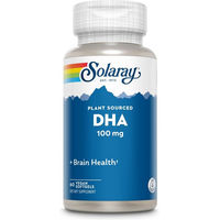 Produktbild von Solaray DHA Neuromins 100 mg Kapseln Vegan für Erwachsene, Schwangere und Stillende 60 Stück