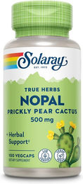 Solaray Feigenkaktus Nopal Prickly Pear 500 mg Kapseln vegan ohne Zusatzstoffe – Bild 1 von 3