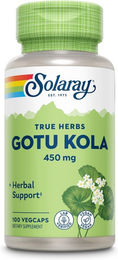Solaray Gotu Kola Centella asiatica Kapseln vegan ohne Zusatzstoffe 100 Stück – Bild 1 von 3