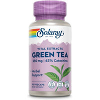 Produktbild von Solaray Grüner Tee Extrakt 250 mg Kapseln Bio Vegan ohne Zusatzstoffe