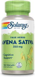 Solaray Hafer Avena sativa Kapseln vegan ohne Zusatzstoffe 100 Stück – Bild 1 von 2