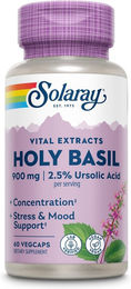 Solaray Heiliges Basilikum Kapseln vegan ohne Zusatzstoffe 60 Stück – Bild 1 von 3