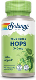 Solaray Hopfen Kapseln vegan glutenfrei und laktosefrei 100 Stück – Bild 1 von 3