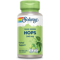Produktbild von Solaray Hopfen Kapseln vegan glutenfrei und laktosefrei 100 Stück