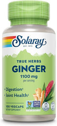 Solaray Ingwerwurzel 1100 mg Kapseln vegan ohne Zusatzstoffe 100 Stück – Bild 1 von 2