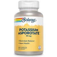 Produktbild von Solaray Kalium Asporotat 99 mg Kapseln 100 Stück