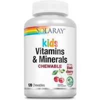 Produktbild von Solaray Kinder Multivitamin Lutschtabletten vegan ohne Zusatzstoffe 120 Stück