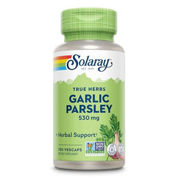 Solaray Kräuter-Komplex Knoblauch und Petersilie Kapseln vegan ohne Zusatzstoffe – Bild 1 von 3