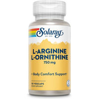 Produktbild von Solaray L-Arginin und L-Ornithin Kapseln vegan ohne Zusatzstoffe