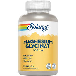 Solaray Magnesium Bisglycinat 350 mg Kapseln 120 Stück vegan ohne Zusatzstoffe für Sportler – Bild 1 von 2