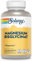 Solaray Magnesium Bisglycinat Kapseln vegan 120 Stück – Bild 1 von 1