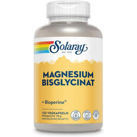 Produktbild von Solaray Magnesium Bisglycinat Kapseln vegan 120 Stück