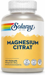 Solaray Magnesiumcitrat Kapseln vegan 180 Stück – Bild 1 von 1