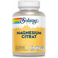 Produktbild von Solaray Magnesiumcitrat Kapseln vegan 180 Stück