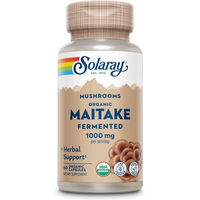 Produktbild von Solaray Maitake fermentiert Kapseln mit Beta-Glucan vegan ohne Zusatzstoffe 60 Stück