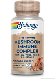 Solaray Maitake Mushroom Kräuter-Komplex Bio Kapseln ohne Zusatzstoffe 100 Stück – Bild 1 von 3
