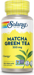 Solaray Matcha Green Tea Bio Kapseln 300 mg vegan glutenfrei ohne Zusatzstoffe 100 Stück – Bild 1 von 2