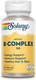 Solaray Methyl B-Komplex vegan glutenfrei ohne Zusatzstoffe 60 Kapseln – Bild 1 von 2