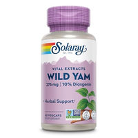 Produktbild von Solaray Mexican Wild Yam Wurzelextrakt 275 mg Kapseln vegan