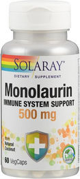 Solaray Monolaurin 500 mg Kapseln vegetarisch glutenfrei 60 Stück – Bild 1 von 1