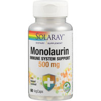 Produktbild von Solaray Monolaurin 500 mg Kapseln vegetarisch glutenfrei 60 Stück