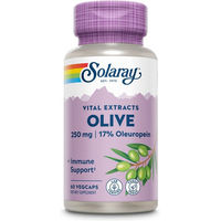 Produktbild von Solaray Olivenblattextrakt 250 mg Kapseln vegan ohne Zusatzstoffe 60 Stück