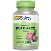 Produktbild von Solaray Pau D Arco Lapacho Inner Bark Kapseln vegan ohne Zusatzstoffe 100 Stück