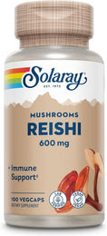 Solaray Reishi Mushroom Kapseln vegan glutenfrei ohne Zusatzstoffe 100 Stück – Bild 1 von 3