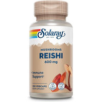 Produktbild von Solaray Reishi Mushroom Kapseln vegan glutenfrei ohne Zusatzstoffe 100 Stück