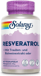 Solaray Resveratrol Complex Kräuter-Komplex Kapseln vegan und glutenfrei 60 Stück – Bild 1 von 3