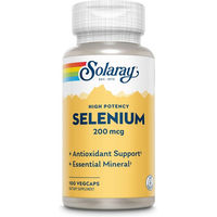 Produktbild von Solaray Selen mit Selenhefe 200 mcg Kapseln ohne Zusatzstoffe
