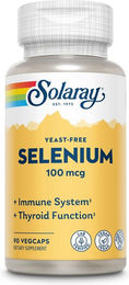 Solaray Selen Selenmethionin 100 mcg Kapseln vegan ohne Zusatzstoffe – Bild 1 von 2