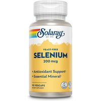 Produktbild von Solaray Selen Selenmethionin 200 mcg Kapseln vegan und vegetarisch