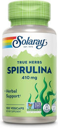 Solaray Spirulina 410 mg Kapseln vegan ohne Zusatzstoffe 100 Stück – Bild 1 von 3