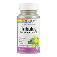 Produktbild von Solaray Tribulus Extrakt 450 mg 60 Kapseln vegan ohne Zusatzstoffe
