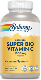 Solaray Vitamin C 1000 mg Calciumascorbat gepuffert Kapseln vegan für Sportler 360 Kapseln – Bild 1 von 2