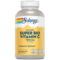 Produktbild von Solaray Vitamin C 1000 mg Calciumascorbat gepuffert Kapseln vegan für Sportler 360 Kapseln