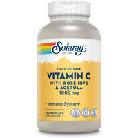 Produktbild von Solaray Vitamin C 1000 mg mit Acerola und Hagebutte vegan Kapseln 250 Stück