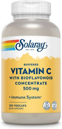 Solaray Vitamin C 500 mg Calciumascorbat gepuffert Kapseln vegan ohne Zusatzstoffe 250 Stück – Bild 1 von 2