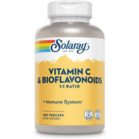 Produktbild von Solaray Vitamin C 500 mg mit Bioflavonoiden aus Acerola und Hagebutte vegan Kapseln 250 Stück