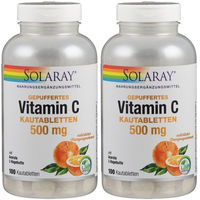 Produktbild von SOLARAY Vitamin C Lutschtabletten 500 mg Calciumascorbat gepuffert