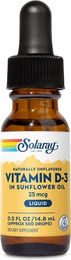 Solaray Vitamin D3 Tropfen 1000 IE Bio ohne Zusatzstoffe – Bild 1 von 2