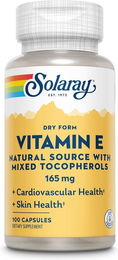 Solaray Vitamin E 200 Kapseln ohne Zusatzstoffe – Bild 1 von 2