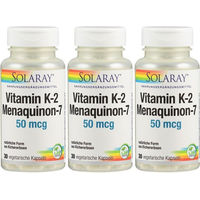Produktbild von SOLARAY Vitamin K2 MK-7 50 µg Kapseln vegan und glutenfrei