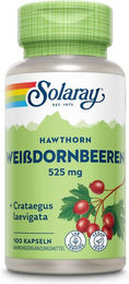 Solaray Weißdornbeeren Kapseln vegan ohne Zusatzstoffe – Bild 1 von 2